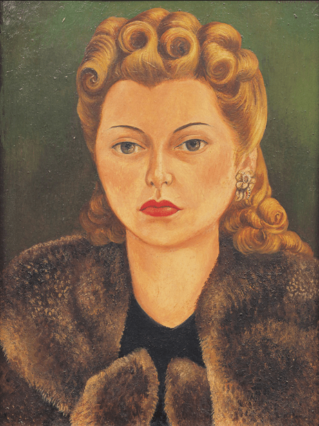 Frida Kahlo, Retrato de la Señora Natasha Gelman,1943. Imagen cortesía de la Fundación Proa.